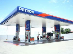 Petron бензиностанция знак